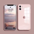 thumbnail image 1 of Funda protectora Funda De Silicona Resistente aplicar para Iphone 11 12 13 Pro Max X Xr 7 8 Plus Con Bordes De Vidrio Suave, 1 of 4