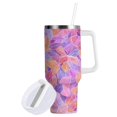 thumbnail image 2 of 40 oz Insulated Stainless Steel Tumbler Double Wall Stainless Steel Tumbler with 2-Way Drinking Small Colors Shapes, 2 of 9