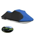 thumbnail image 1 of PET-U Watercraft Jet Ski Top Cover 600D Waterproof Trailerable Heavy Duty Polyester PWC  Blue Black, 1 of 6