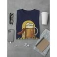 thumbnail image 3 of Oktoberfest Beer Mug W Sausage T-Shirt Men -Image by Shutterstock, Male Small, 3 of 4