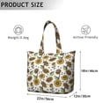 thumbnail image 2 of Sunflower Floral Butterfly Print Duffel Boho Travel Bag, Lightweight, , Multipurpose Weekender, 2 of 5