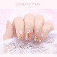 thumbnail image 5 of 3d Metallic Metal Rivet Heart Moon Star Nail Tips Decorations Manicure Tools, 5 of 5