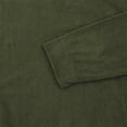 thumbnail image 6 of Mens Casual Corduroy Sweater with Unique Triangular Applique and Round Reinforced Elbow Patches Army Green M, 6 of 7