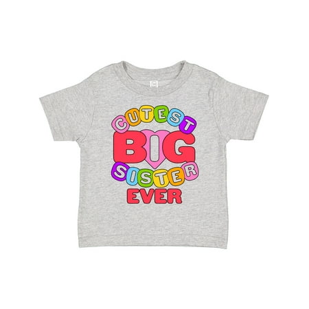 

Inktastic Cutest Sister Ever Gift Toddler Toddler Girl T-Shirt