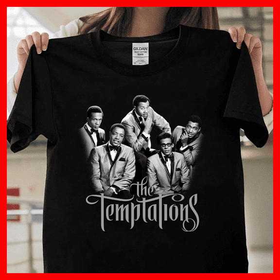 Temptations Classic Motown Retro Music Tribute Fan Graphic G24023, Unisex T-Shirt for Men & Women, Premium Cotton Tee, Sizes S-5XL