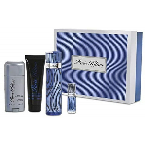 Paris Hilton 4-Piece Gift Set For Men 1 ea (Pack of 3)