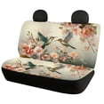 thumbnail image 2 of FOR U DESIGNS Hummingbird Flower Pattern Car Seat Cover Waterproof Front and Rear Split Bench for Cars Scratch-Resistant Auto Interior Decoration for Vehicle Trucks Van SUV, 2 of 7