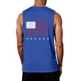thumbnail image 4 of LNZGNM Mens 4th of July Tank Tops Big and Tall American Flag Sleeveless Shirt Muscle Graphic Tank Tops Athletic Parade Tee Tops,Blue M, 4 of 4