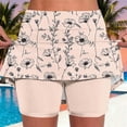 thumbnail image 1 of Nuoqisi Jupe-Short de Performance Active pour Femmes, Légère, Ajustée, Imprimée, pour Course, Tennis, Golf, Entraînement, Sports 2026, 1 of 6