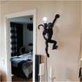 thumbnail image 1 of The Monkey Lamp - Lámpara colgante recta negra - Lámpara de pared con forma de mono - También apta para exterior ACTIVE Biensenido a ACTIVE, 1 of 4