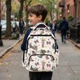 thumbnail image 4 of HUISEFOR Cowboy Boots Bow School Backpack for Kids 17 Inch School Bag Backpack for School, Lightweight Flap Backpack with Side Pockets Breathable Shoulder Bookbag Ages 6-12 Back to School, 4 of 7