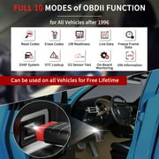 Bluetooth OBD2 Scanner: Full-System Car Code Reader Diagnostic Tool, Compatible with iOS & Android, Engine Light Fault Code Reader & Scan Tool for Vehicles Since 1996 - THINKDRIVER