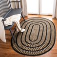 thumbnail image 2 of Safavieh Braided BEIGE Braided Rug - Oval 8' x 10', 2 of 4