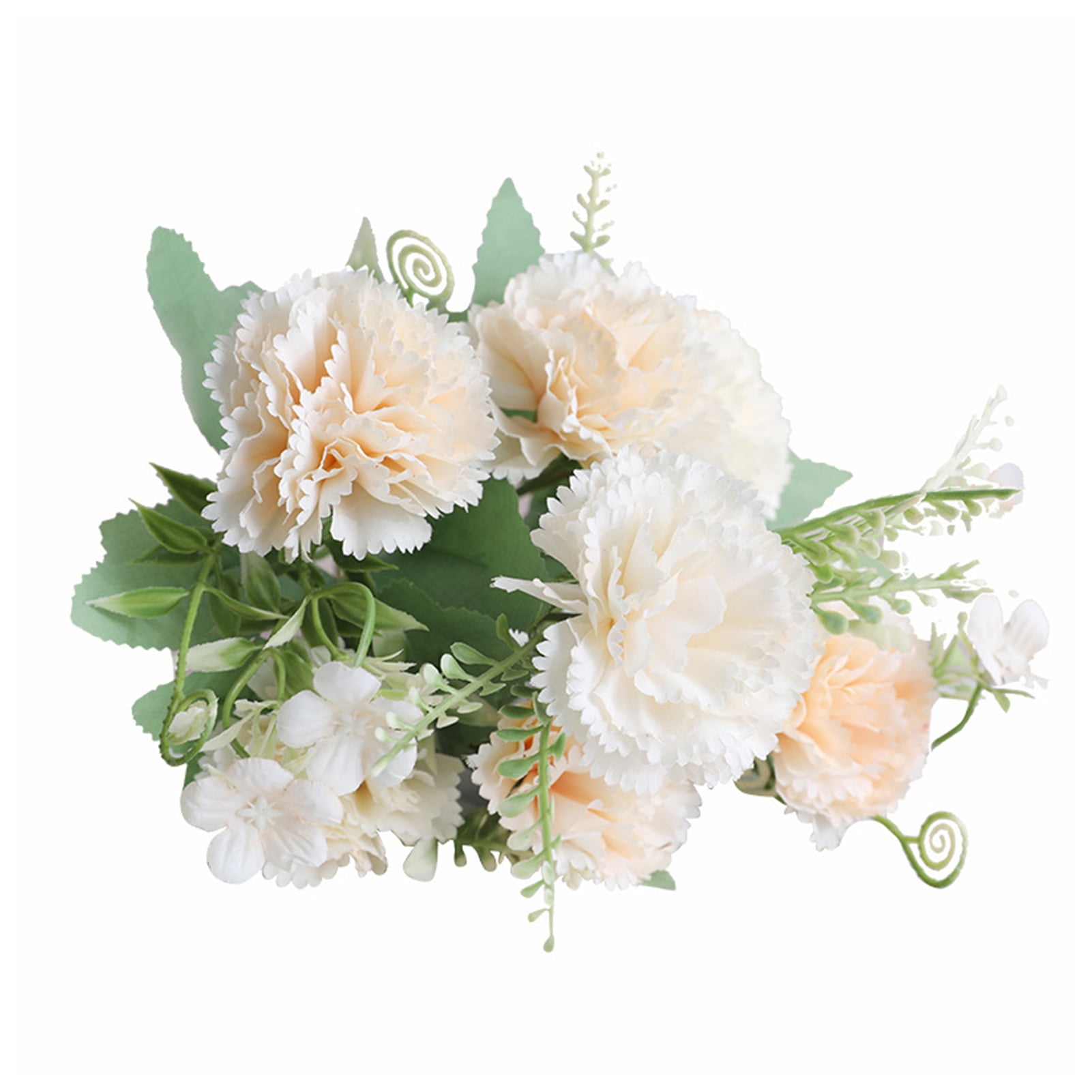 Artificial Flowers Carnations Simulation 7 Heads Vivid for Mother's Day Proper 
