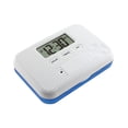 thumbnail image 1 of Pastillero electrónico con alarma y pantalla LCD, 6 compartimentos, recordatorio digital, mini pastillero portátil para exteriores con alarma., 1 of 6