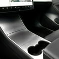 thumbnail image 4 of Xotic Tech for Tesla Model 3 Cup Holder Center Console Vinyl Sticker, Metallic Brushed Silver, 4 of 7