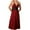 Burgundy, variant on Women's Split Spaghetti Strap Dress With Open Back Temptation Home Pajama Fashion Open Back Short Skirt White