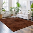4'x6' Area Rugs, Brown Cowboy Indoor Outdoor Area Rug for Living Room ...