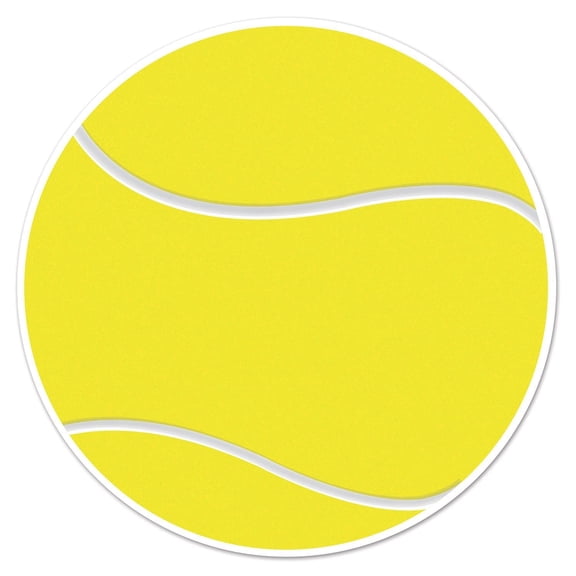 12 Pack Beistle Tennis Ball Party Cutout
