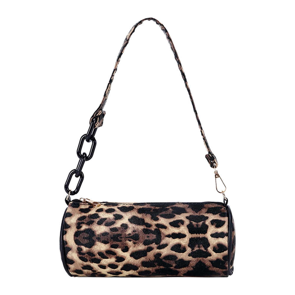 Womens Leather Tote Shoulder Bags Handbags with Leopard Texture Womens Leather Tote Shoulder Bags Handbags with Leopard Texture
