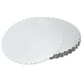 thumbnail image 1 of 15pcs Base de pastel redonda, base de pastel circular de 10 pulgadas, base de cartón plateada, 1 of 6