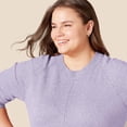 thumbnail image 3 of walmart Essentials Womens Classic-fit Soft-Touch Long-Sleeve Crewneck Sweater, 3 of 7