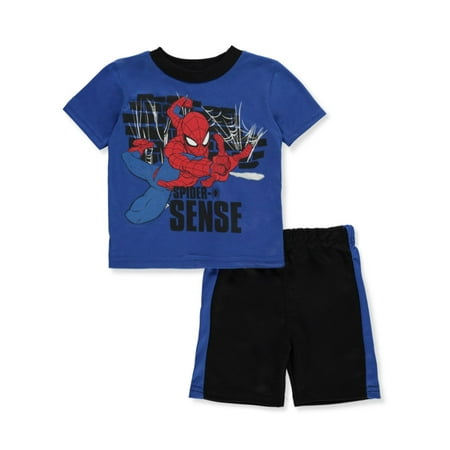

Batman Baby Boys 2-Piece Shorts Set Outfit - royal black 12 months (Infant)