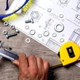 thumbnail image 4 of Kit Surtido de Arandelas Planas de Acero Inoxidable de 360 Piezas, M2 M2.5 M3 M4 M5 M6 M8 M10 M12 Arandelas de Metal para Tornillos de Sellado Anillos de Sellado, Viene con Caja, 4 of 5