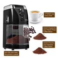 thumbnail image 2 of Secura Electric Burr Coffee Grinder Mill, Adjustable Cup Size, 17 Fine to Coarse Grind Size Settings for Drip, Percolator, French Press and Turkish Coffee Makers, Black, 2 of 3
