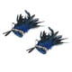thumbnail image 5 of Puños de muñeca Fernando 2 piezas de felpa con plumas artificiales Steampunk gótico para baile de graduación Rave, 5 of 8