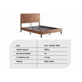 thumbnail image 5 of LiviNest King Platform Bed Frame with Storage: 800lbs Support for Master Bedroom - No Box Spring Needed & Hidden Storage for Clutter-Free Space - Vintage Brown Leather Headboard, 5 of 6