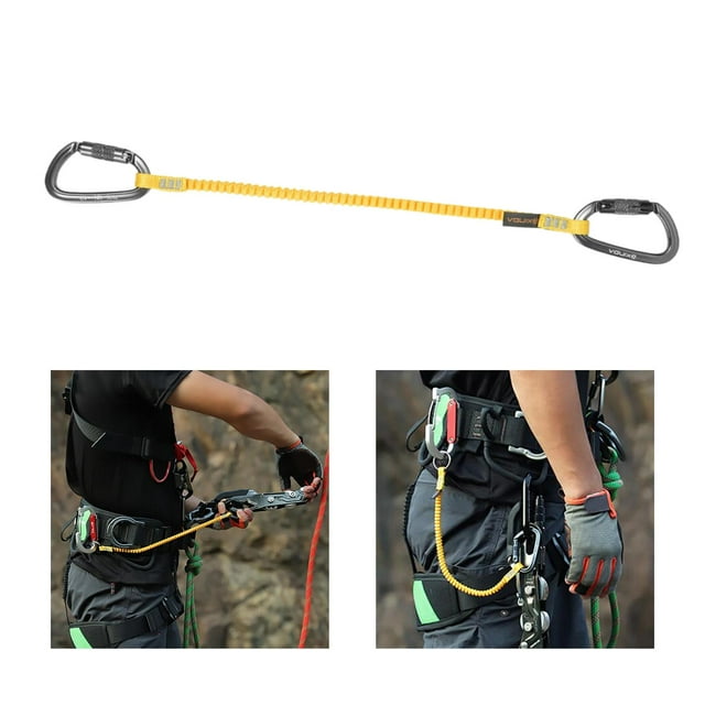 Corde Élastique Robuste, Outils Rétractables de Haute Altitude pour l'Escalade Professionnelle en Plein Air pour l'Entraînement, Style de Sport en Plein Air A