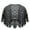 Black/Silver, variant on 1920S Vintage Party Masquerade Women'S Sequins Sheer Shrug Cardigan Lightweight