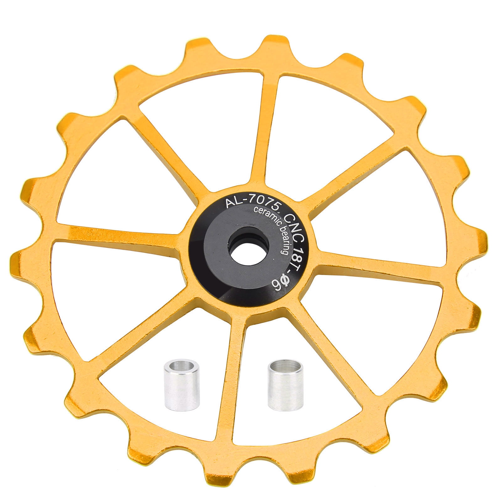 Fdit Ceramic Bearing Derailleur Pulley,Bike Rear Pulley Wheel