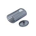 thumbnail image 1 of Almohadillas de algodón transparentes con tapa, soporte para joyas de escritorio, dispensador a prueba de polvo, organizador de cosméticos, Almacenamiento y organización del hogar Negro Oval Wosthever HA079007-02, 1 of 6