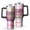 Black, variant on 40oz Tumbler with Handle and Straw, Vacuum Insulated Stainless Steel Travel Mug, Fits Car Cup Holder, Denim Cowboy Jean Style