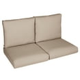 thumbnail image 3 of Sunbrella Sorra Home  Outdoor Loveseat Cushion Set 22.5 in W x 22.5 in D x 5 in H - Revive Sand, 3 of 5