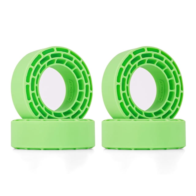 Insertos de caucho de silicona para neumáticos 68-72 mm 1.3 (verdes) - INJORA