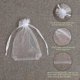thumbnail image 2 of 100pcs Sheer Za Bags, Wedding Favor Bags With String, 4x4.72 Jewelry Bags For, 2 of 3