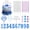 Blue Purple, variant on 34 Pcs Happy Birthday Cake Toppers Decorations Birthday Candles DIY Cake Decor for Men Women Wedding Anniversary(Gold)