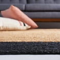 thumbnail image 5 of 4x6 Ft Oval Black & Natural Jute Area Rug, Hand-Woven, Reversible, Farmhouse Boho Style, Durable & Pet-Friendly Rug for Living Room, Dining Room, and Bedroom, 5 of 5