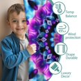 thumbnail image 3 of Blackout Kids Curtains,Colorful Tie Dye Mandala Pattern Childrens Insulated Curtains Set Of 2,Bedroom Essentials,Toddler Room Decor 42"x54", 3 of 5