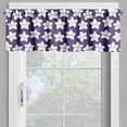 thumbnail image 2 of Ambesonne Night Sky Valance Pack of 2, Happy Cosmic Stars, 42"X18", Quartz White, 2 of 5