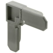 Prime Line PL-14258 Plastic Square Cut Frame Corner, 3/4"x7/16", Gray, 100-Pack, Each