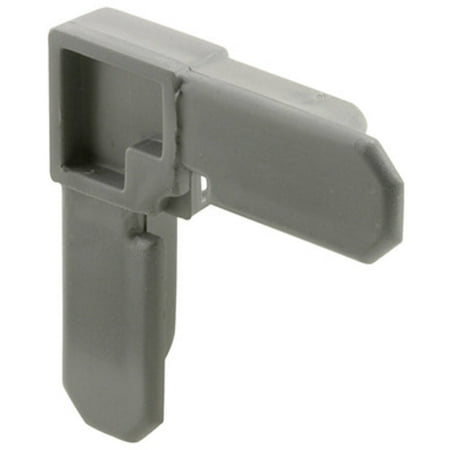 Prime Line PL-14258 Plastic Square Cut Frame Corner, 3/4"x7/16", Gray, 100-Pack, Each