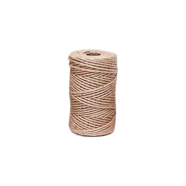 Cuerda de Hilo de Yute, Cuerda de Cáñamo, Cuerda de Sisal Retorcida con Ilustraciones Duraderas para Gato, Mascota, Rascador, Cesta DIY, Decoración Ar 4 mm Fernando cuerda de yute