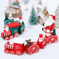 thumbnail image 5 of Tren navideño de madera con 3 carruajes para niños, niñas, niños, calendario de adviento festivo, regalo de decoración Zhivalor CPB-SSW236-1, 5 of 5