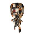 thumbnail image 6 of LNZGNM Halloween Women's Scrub Caps, Twist Knot Head Wrap, with Floral Applique, Stretchy and Easy for Everyday Style, Bad Hair Days, and Casual Wear,Khaki(One Size), 6 of 6