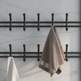 thumbnail image 4 of Simple Hallway Coat & Shoe Rack, Iron & MDF Entryway Organizer with Hooks & Shelves, Single/Double Hook Options, 4 of 7