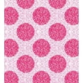 thumbnail image 3 of Abstract Duvet Cover Set, Art of Large and Smaller Polka Dots Round Bubbles, Decorative 2 Piece Bedding Set with 1 Pillow Shams, Twin Size, Pink Fuchsia, by Ambesonne, 3 of 3